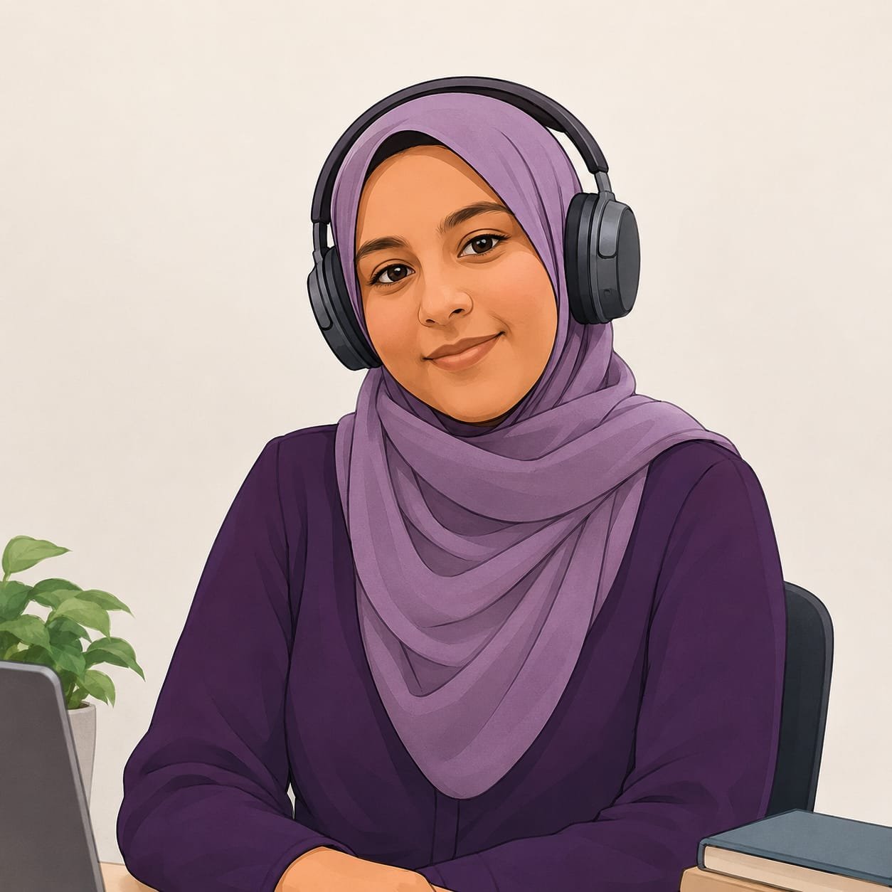 Tr. Mariam Atef Esmail, Al-Azhar female Quran teacher at Zaid Academy