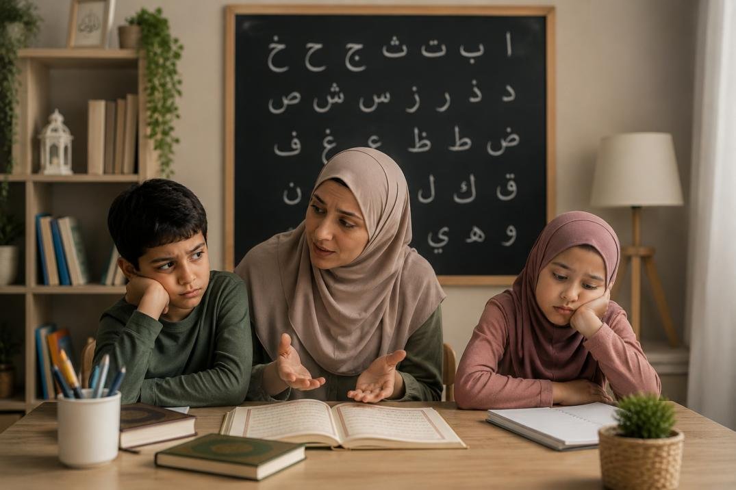 A Muslim child surrounded by a wider support network of family, mentors and community